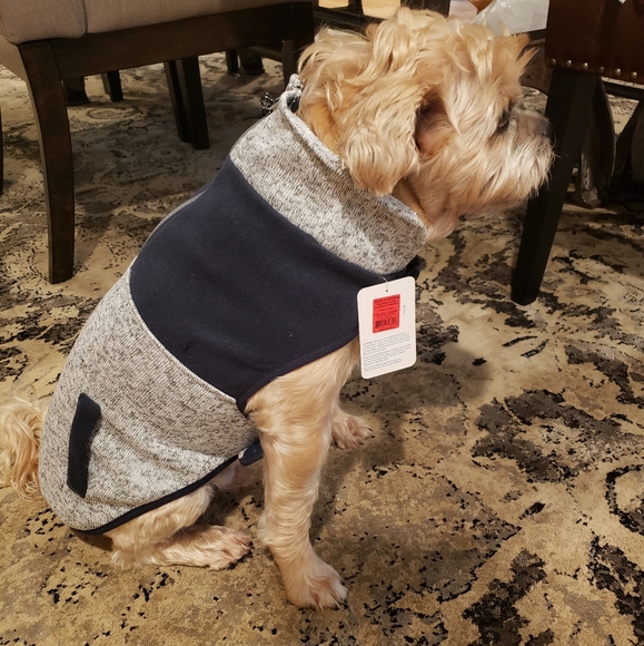 ❤️ 😍 Host Pick! 🐶 ❤️ Fleece Lined Dog Sweater L - Picture 3 of 10